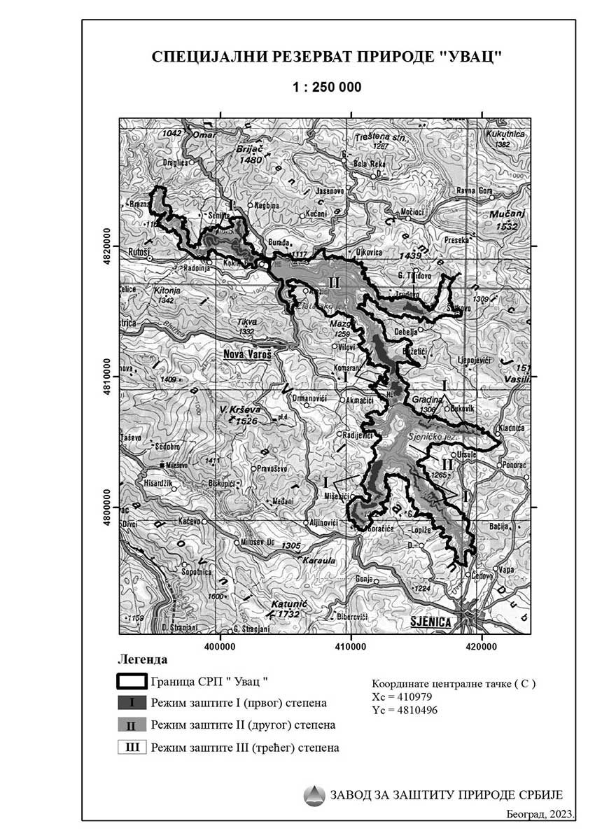 Specijalni rezervat prirode uvac zaštićeno područje