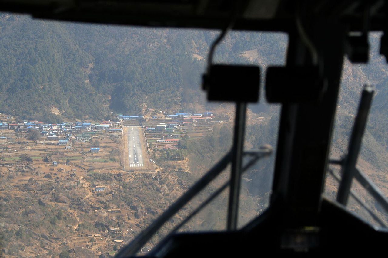 Sletanje na aerodrom Lukla u Nepalu