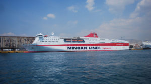 Minoan Lines trajekt od Pireja do Krita