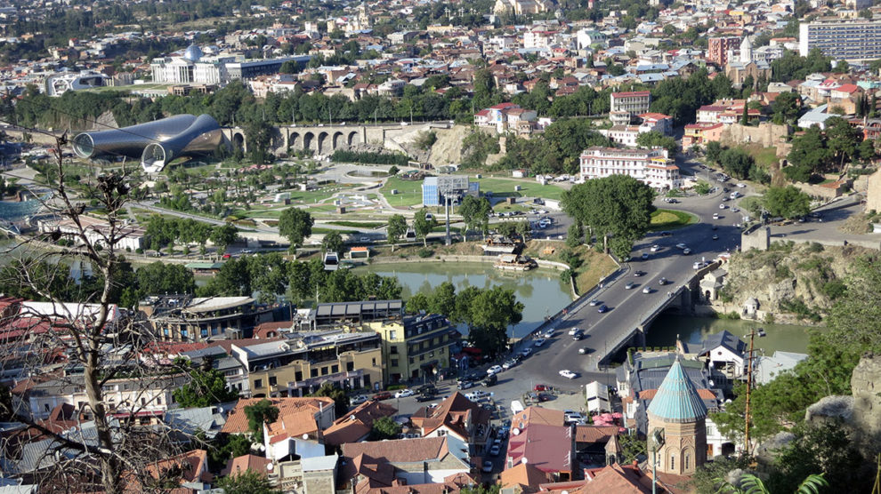 Tbilisi, Gruzija, panorama