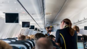 Stjuardesa, avion, let, putnici, putovanje
