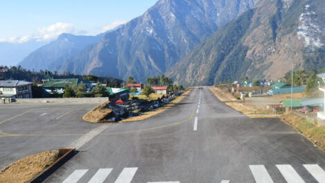 Lukla aerodrom Nepal